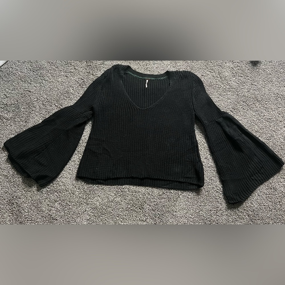 Free People Bell Sleeve Sweater